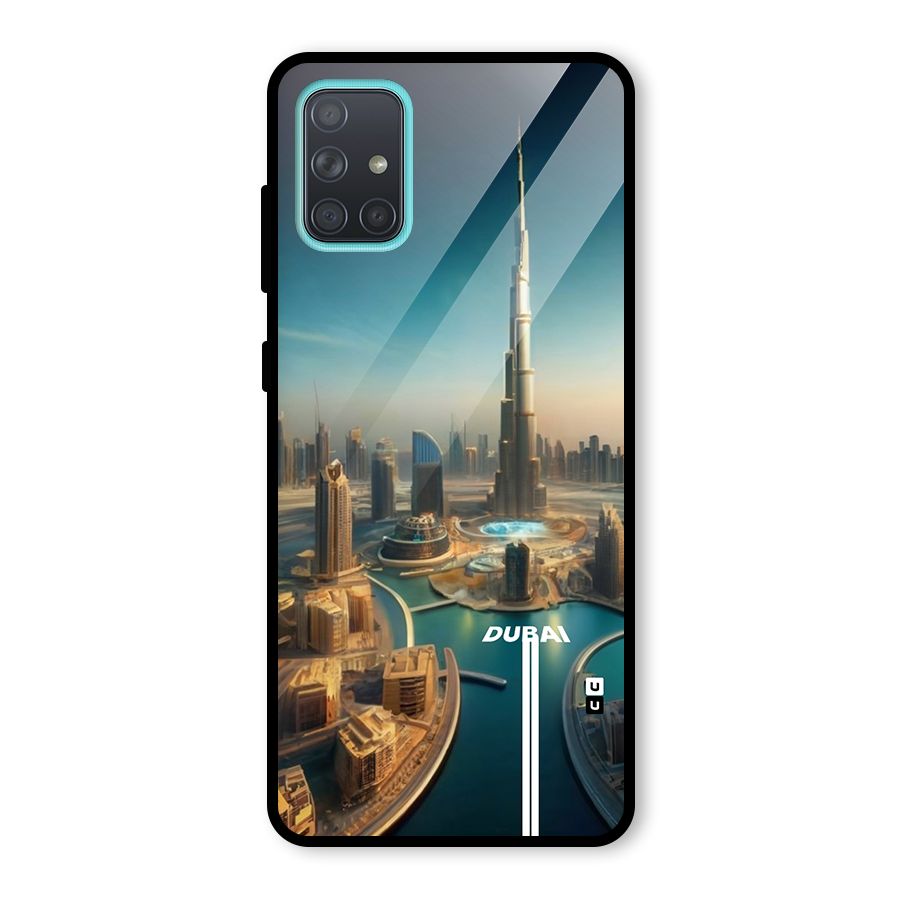 The Dubai Glass Back Case for Galaxy A71