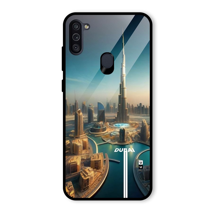 The Dubai Glass Back Case for Galaxy M11
