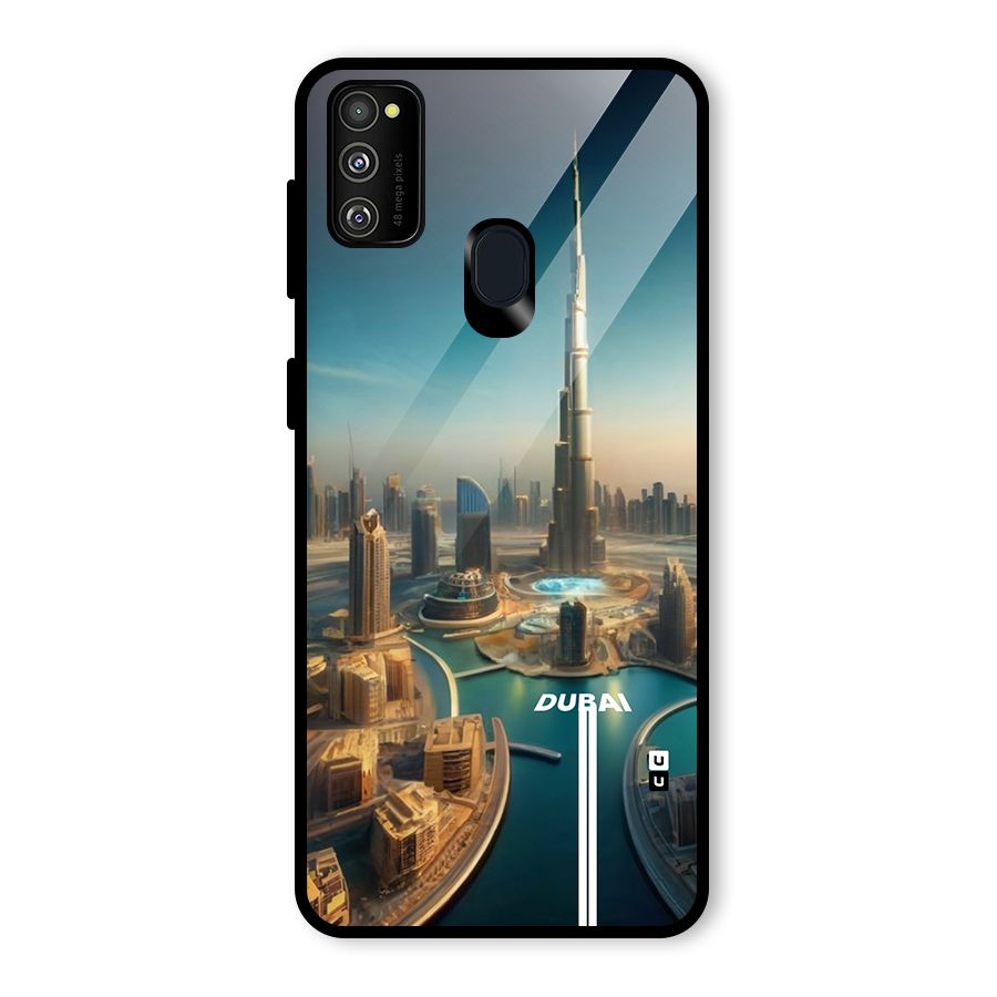 The Dubai Glass Back Case for Galaxy M30s