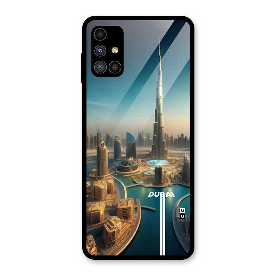 The Dubai Glass Back Case for Galaxy M51