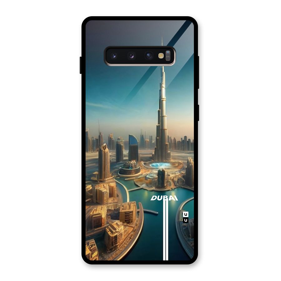 The Dubai Glass Back Case for Galaxy S10 Plus