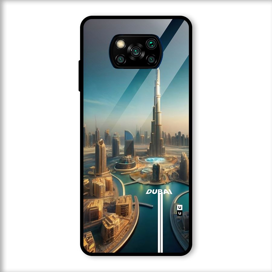 The Dubai Glass Back Case for Poco X3
