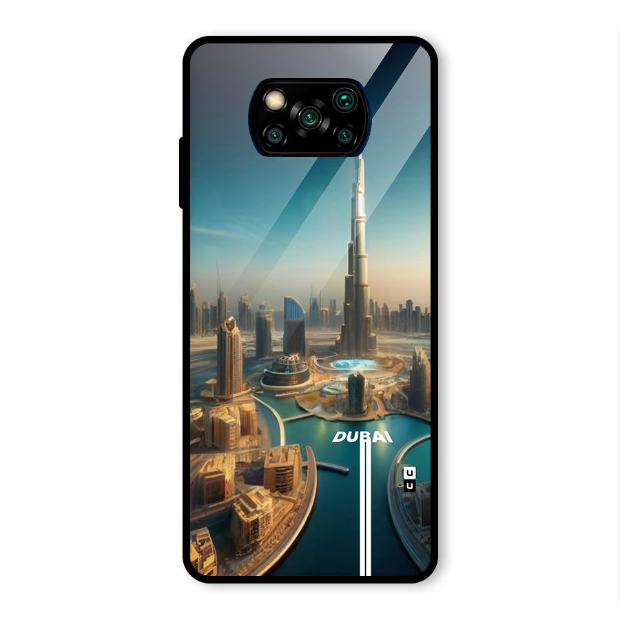 The Dubai Glass Back Case for Poco X3 Pro