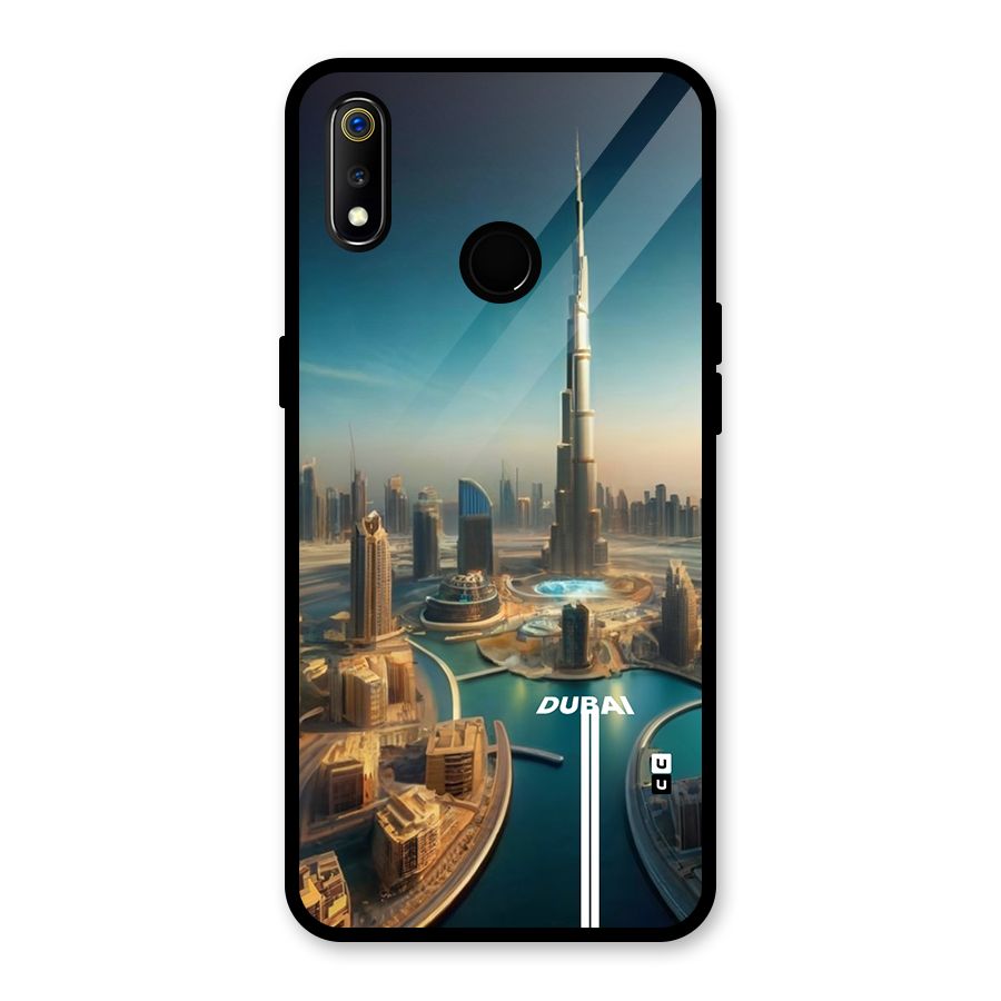 The Dubai Glass Back Case for Realme 3i