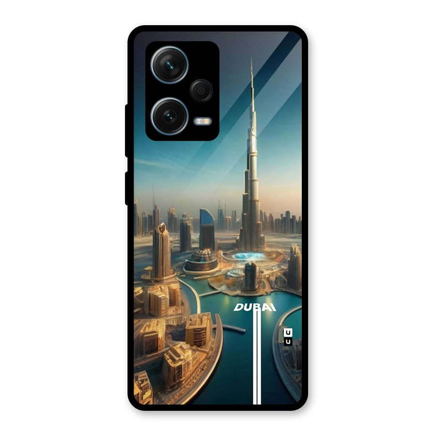 The Dubai Glass Back Case for Redmi Note 12 Pro Plus 5G