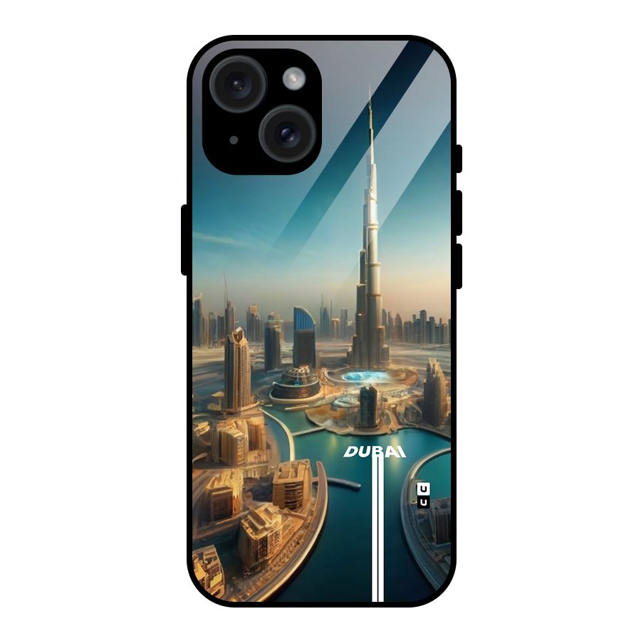 The Dubai Glass Back Case for iPhone 15