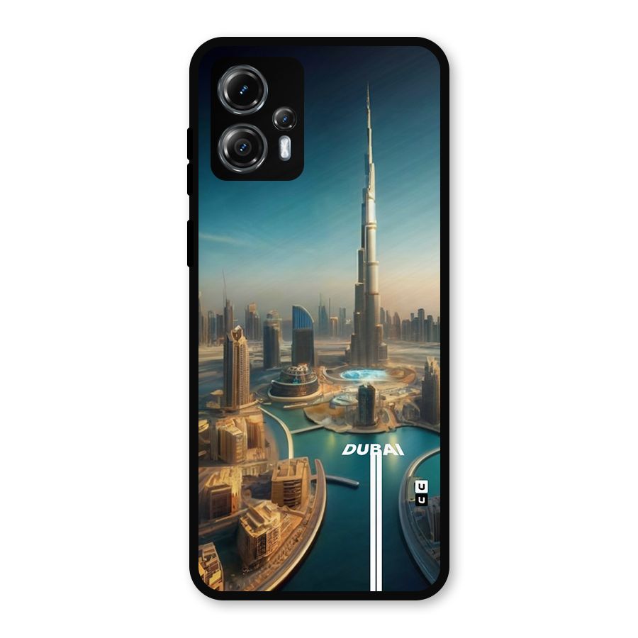 The Dubai Metal Back Case for Moto G13