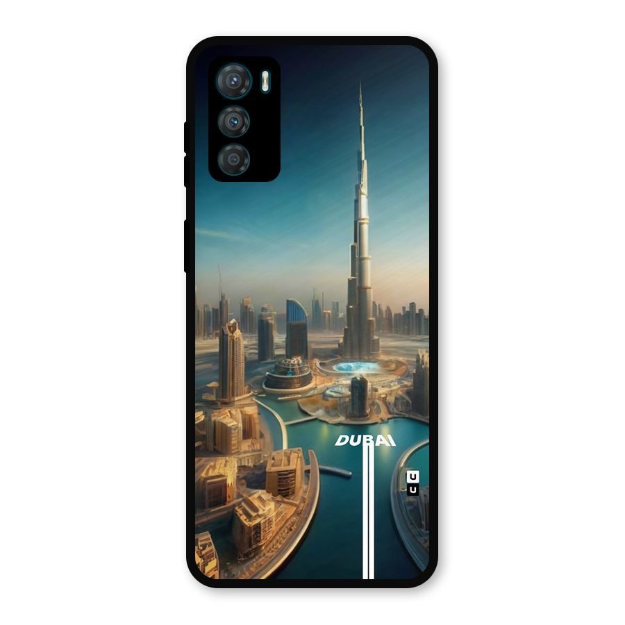 The Dubai Metal Back Case for Moto G42