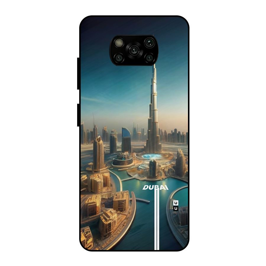 The Dubai Metal Back Case for Poco X3