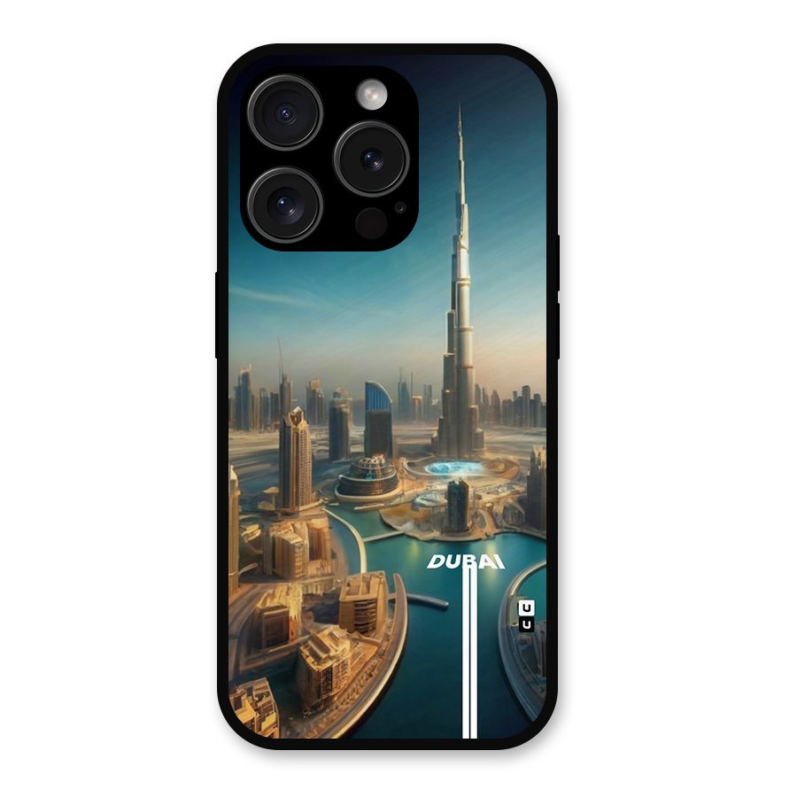 The Dubai Metal Back Case for iPhone 15 Pro