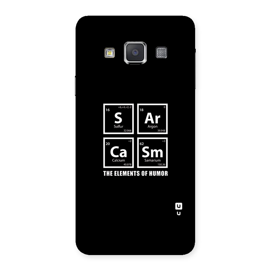 The Elements of Humor Back Case for Galaxy A3