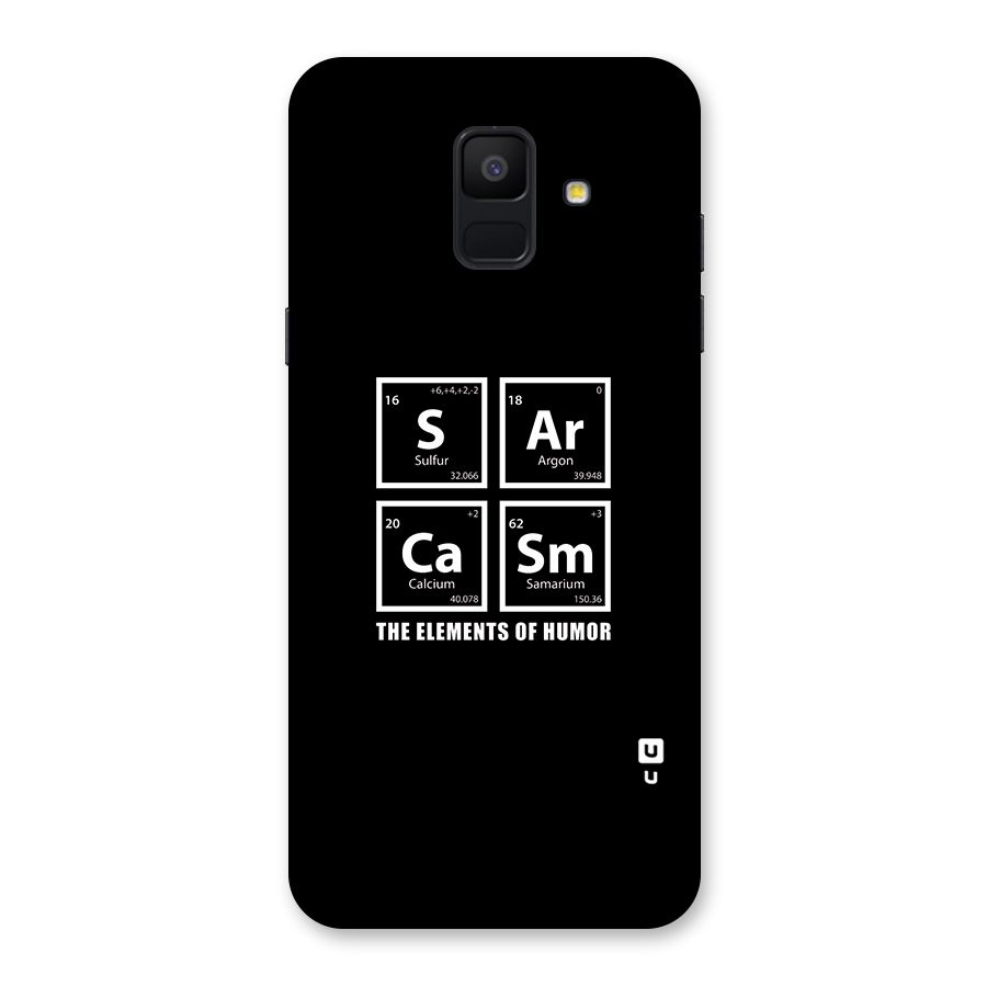 The Elements of Humor Back Case for Galaxy A6 (2018)