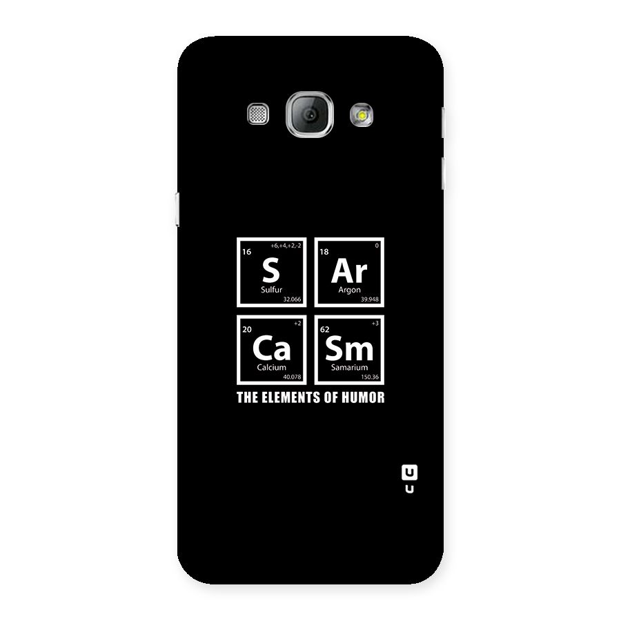 The Elements of Humor Back Case for Galaxy A8
