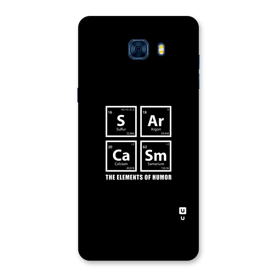 The Elements of Humor Back Case for Galaxy C7 Pro