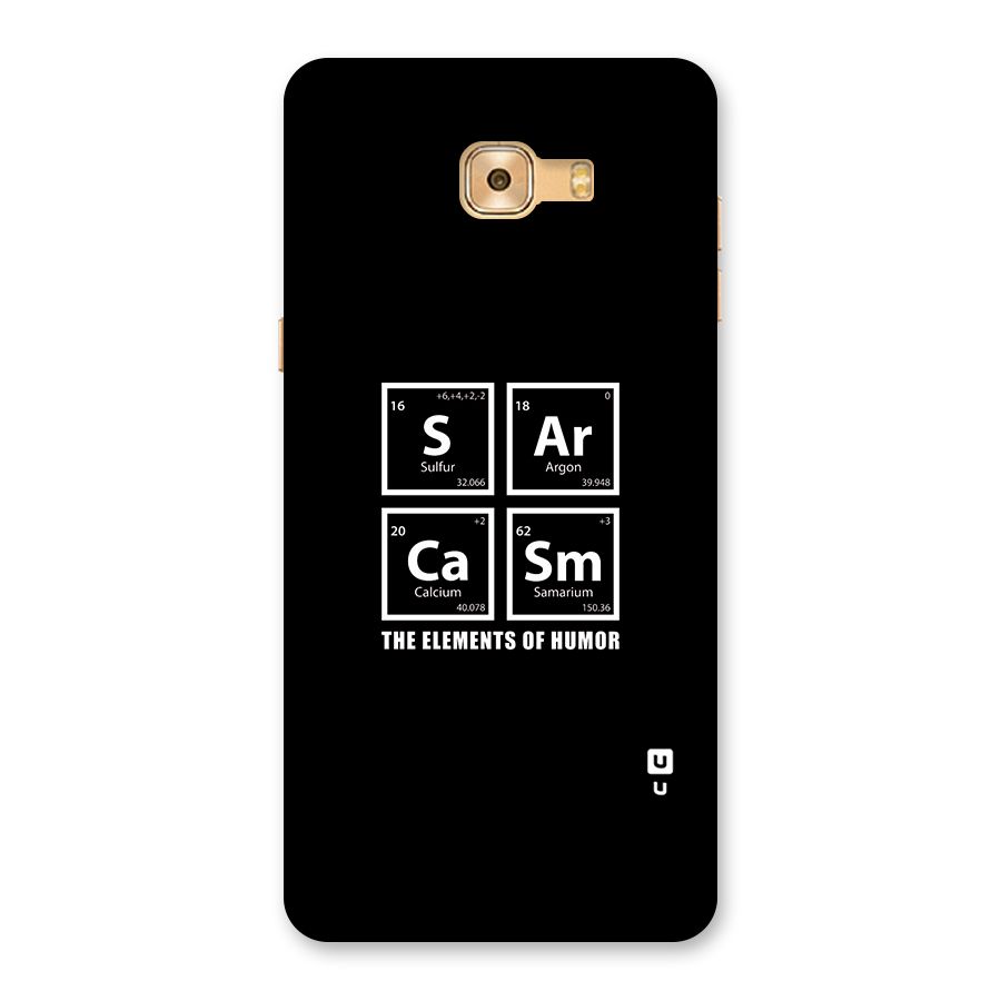 The Elements of Humor Back Case for Galaxy C9 Pro