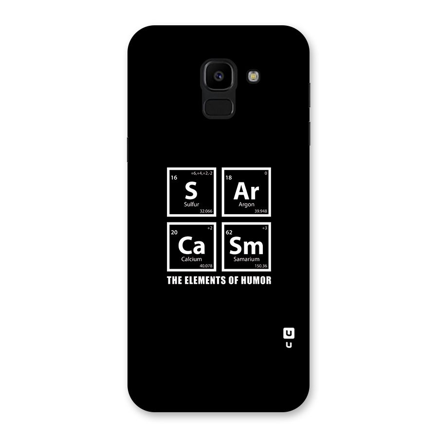 The Elements of Humor Back Case for Galaxy J6