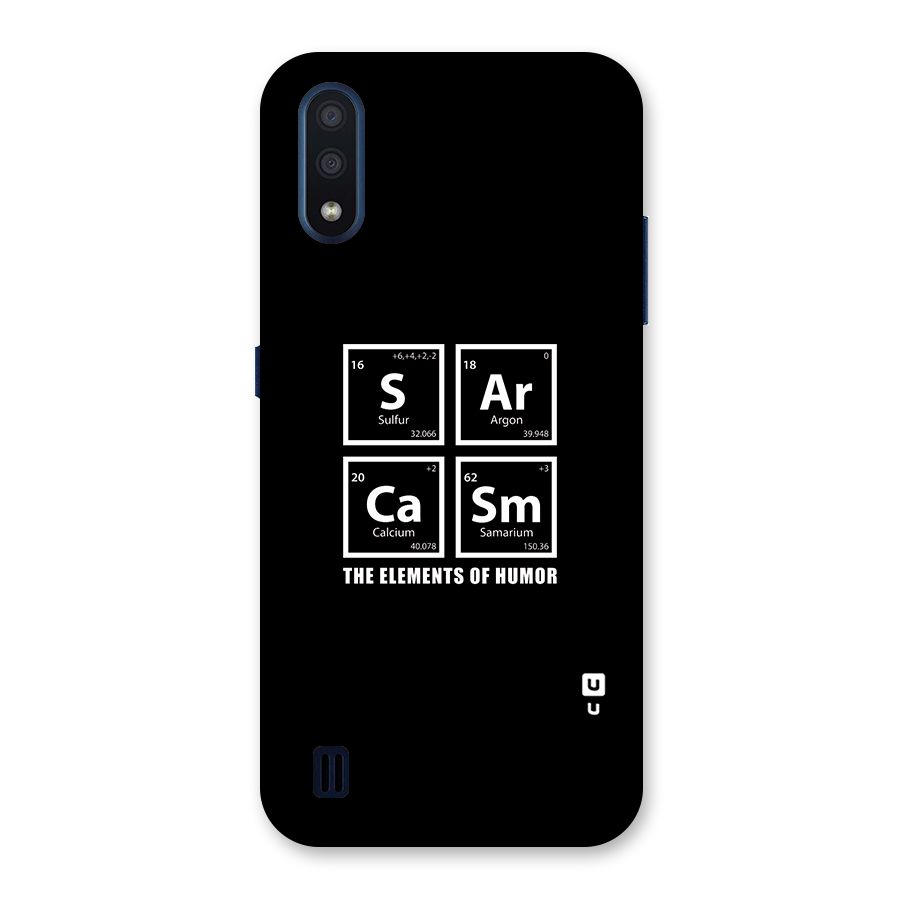 The Elements of Humor Back Case for Galaxy M01