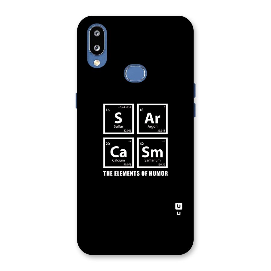 The Elements of Humor Back Case for Galaxy M01s