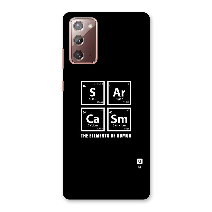 The Elements of Humor Back Case for Galaxy Note 20