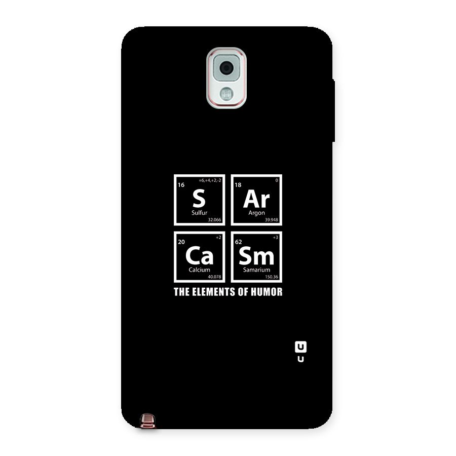 The Elements of Humor Back Case for Galaxy Note 3