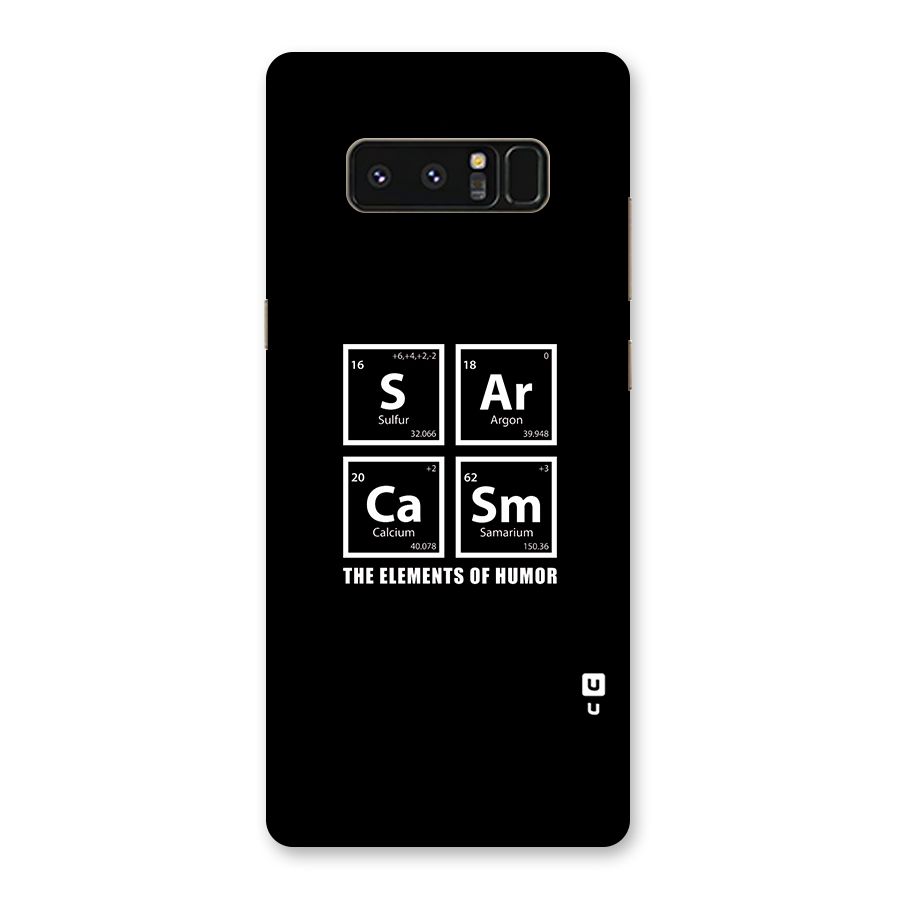 The Elements of Humor Back Case for Galaxy Note 8