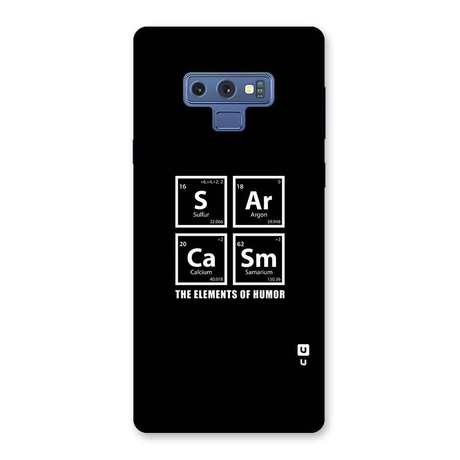 The Elements of Humor Back Case for Galaxy Note 9