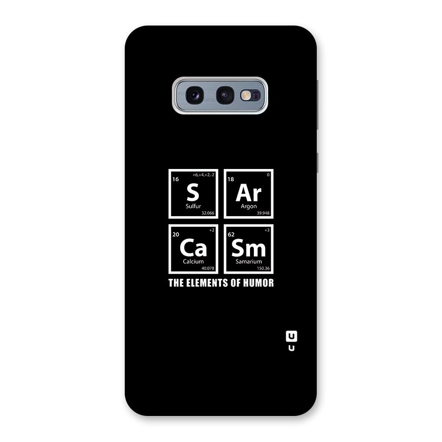 The Elements of Humor Back Case for Galaxy S10e