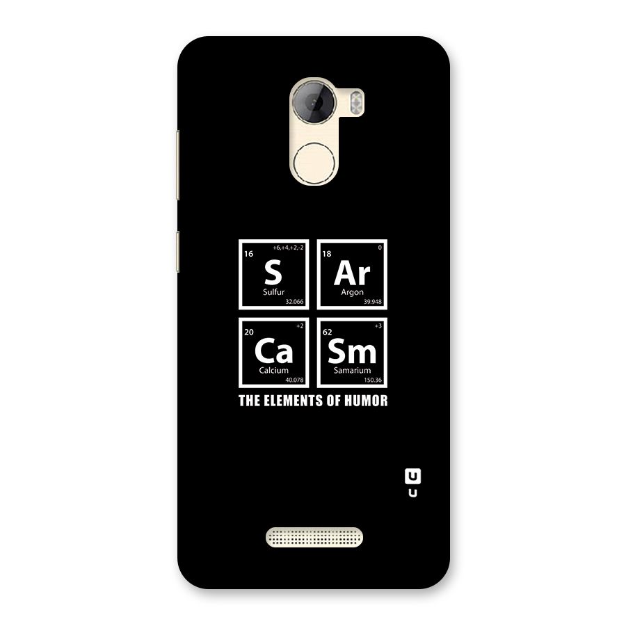 The Elements of Humor Back Case for Gionee A1 LIte
