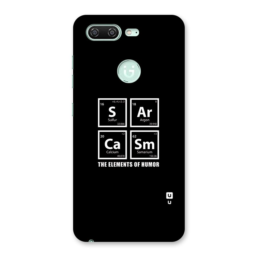 The Elements of Humor Back Case for Gionee S10