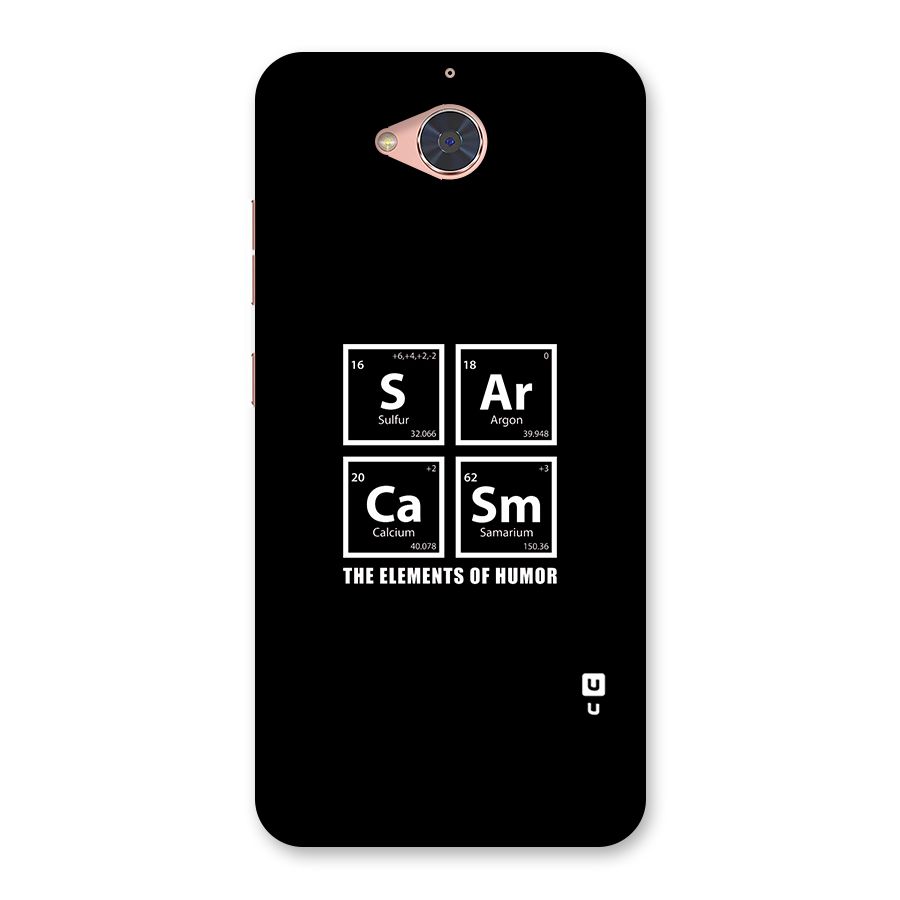 The Elements of Humor Back Case for Gionee S6 Pro