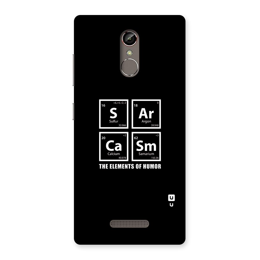 The Elements of Humor Back Case for Gionee S6s