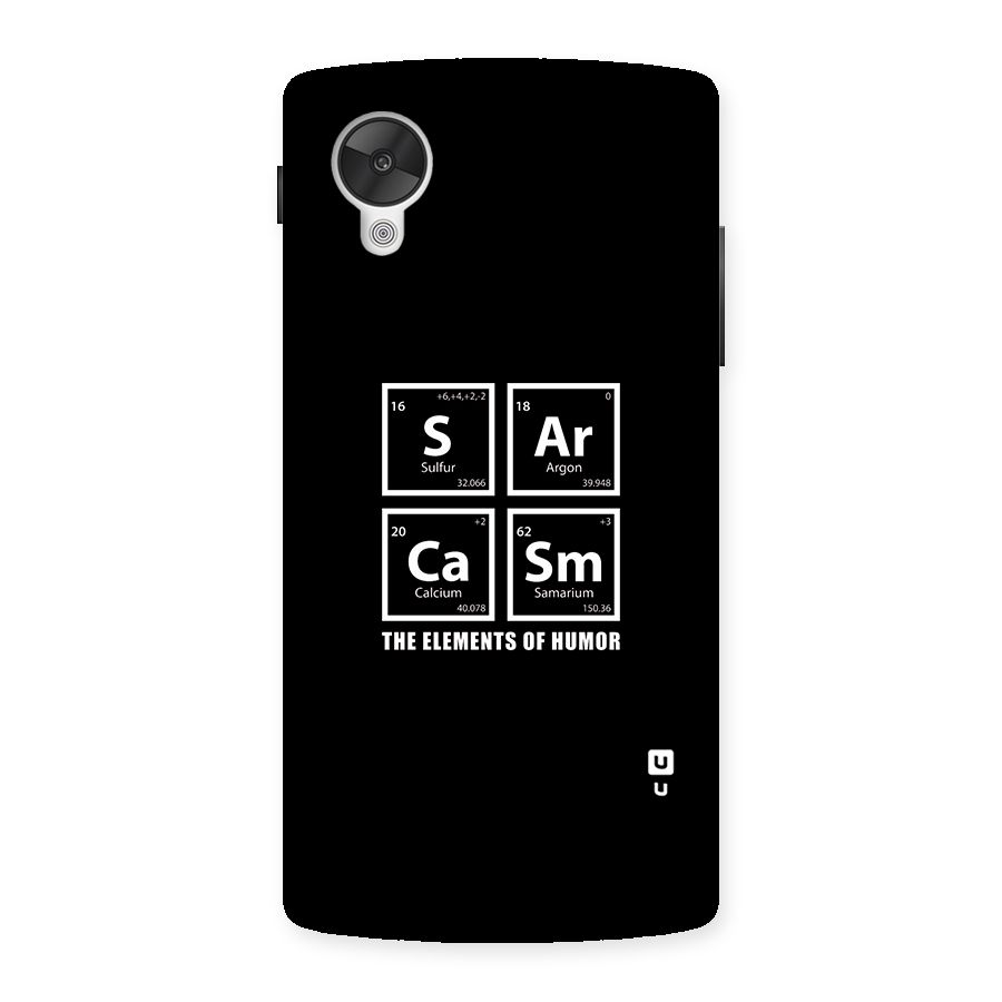 The Elements of Humor Back Case for Google Nexsus 5