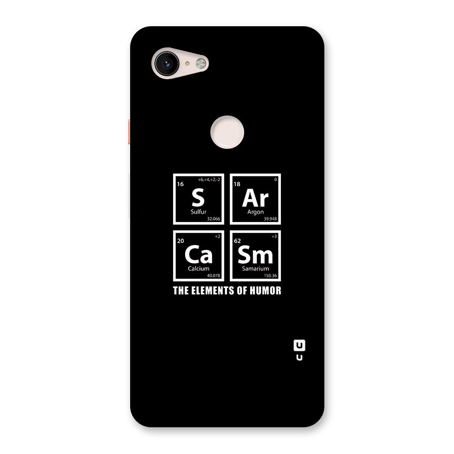 The Elements of Humor Back Case for Google Pixel 3 XL