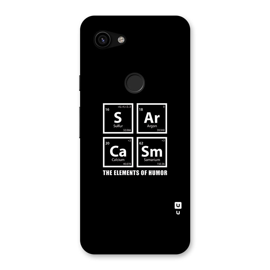 The Elements of Humor Back Case for Google Pixel 3a