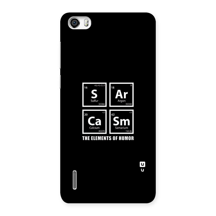 The Elements of Humor Back Case for Honor 6