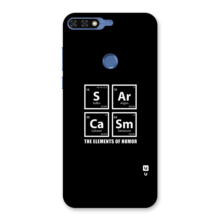 The Elements of Humor Back Case for Honor 7C