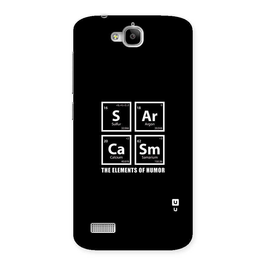 The Elements of Humor Back Case for Honor Holly