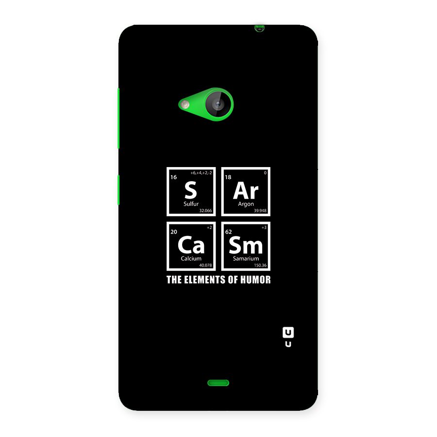 The Elements of Humor Back Case for Lumia 535