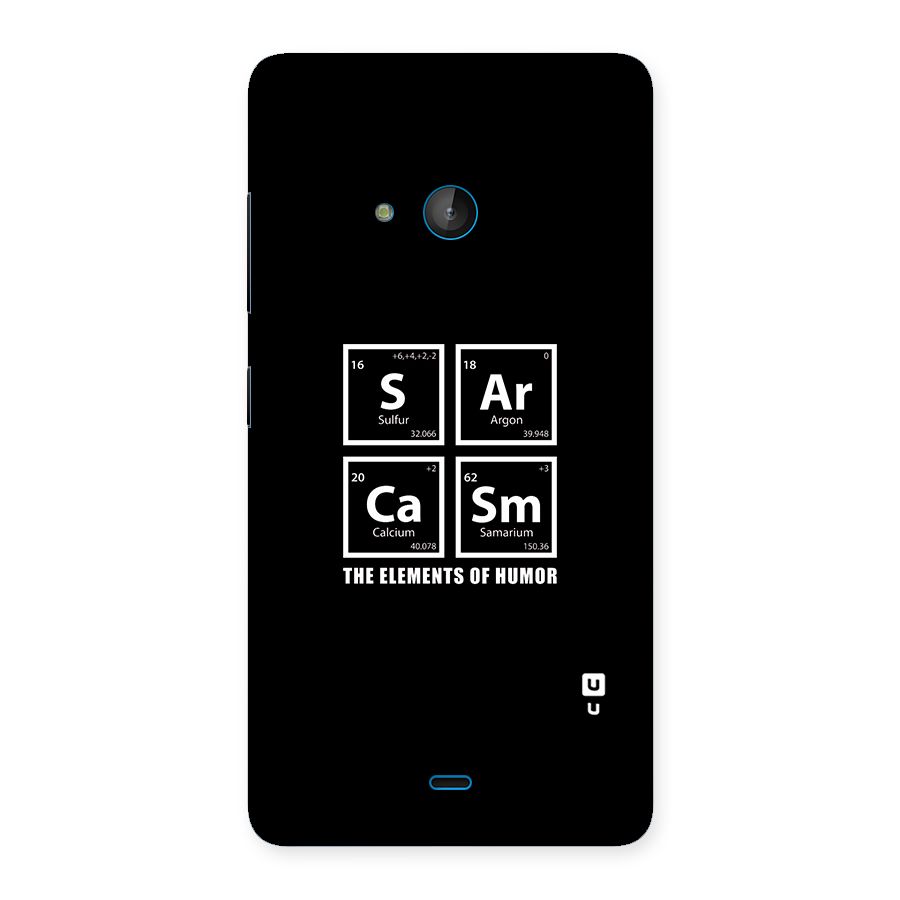 The Elements of Humor Back Case for Lumia 540