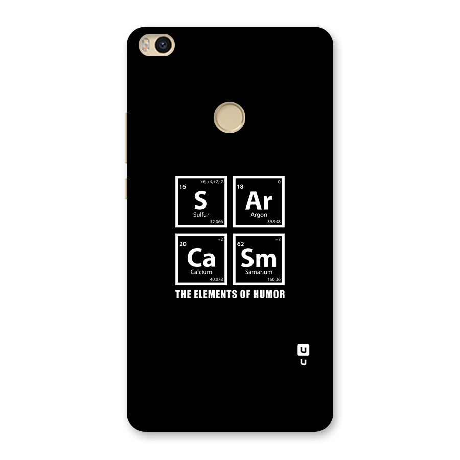 The Elements of Humor Back Case for Mi Max 2