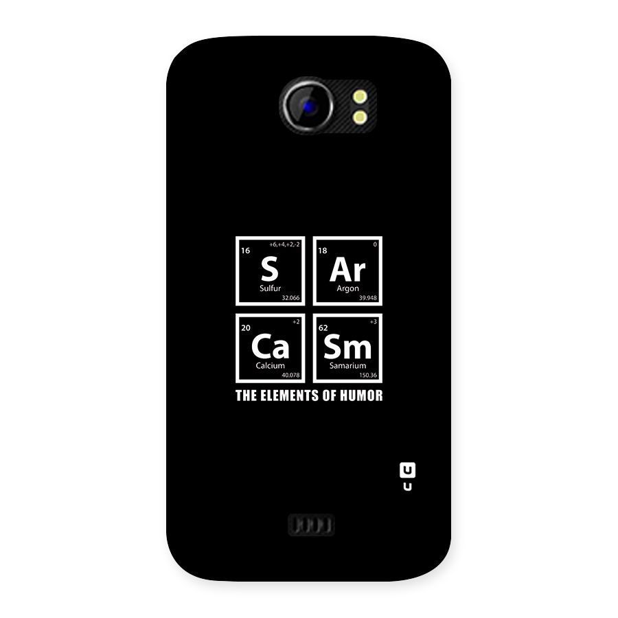 The Elements of Humor Back Case for Micromax Canvas 2 A110