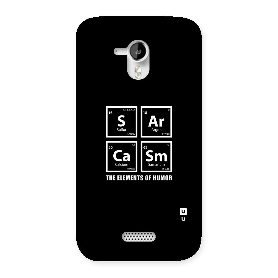 The Elements of Humor Back Case for Micromax Canvas HD A116