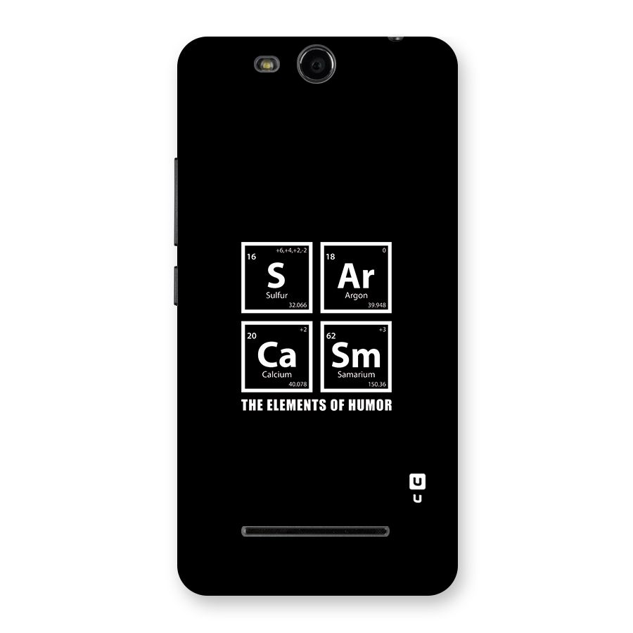 The Elements of Humor Back Case for Micromax Canvas Juice 3 Q392