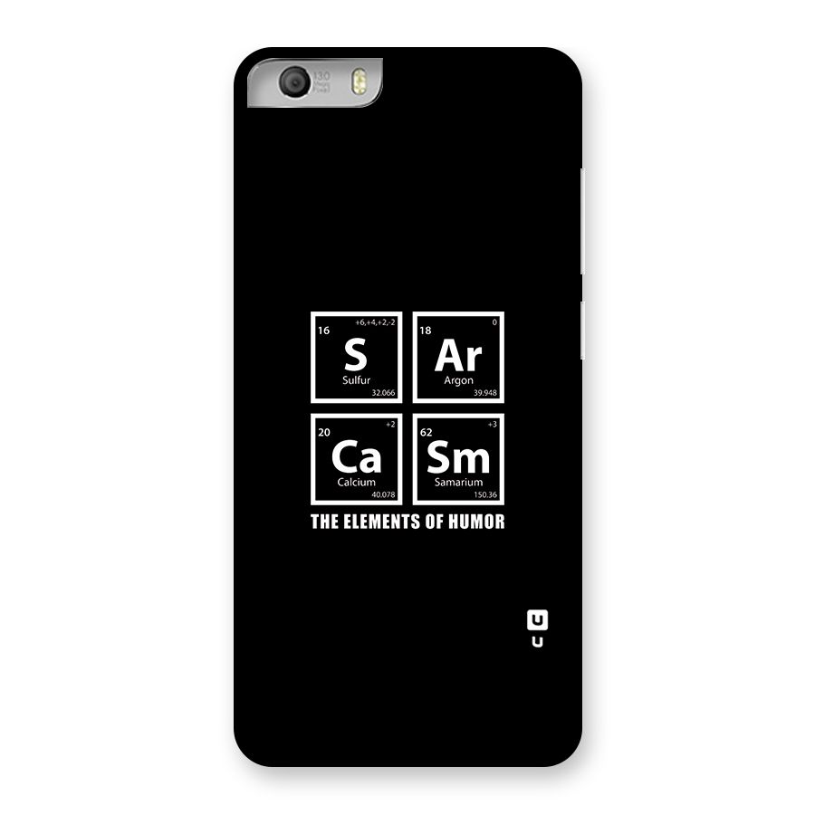 The Elements of Humor Back Case for Micromax Canvas Knight 2