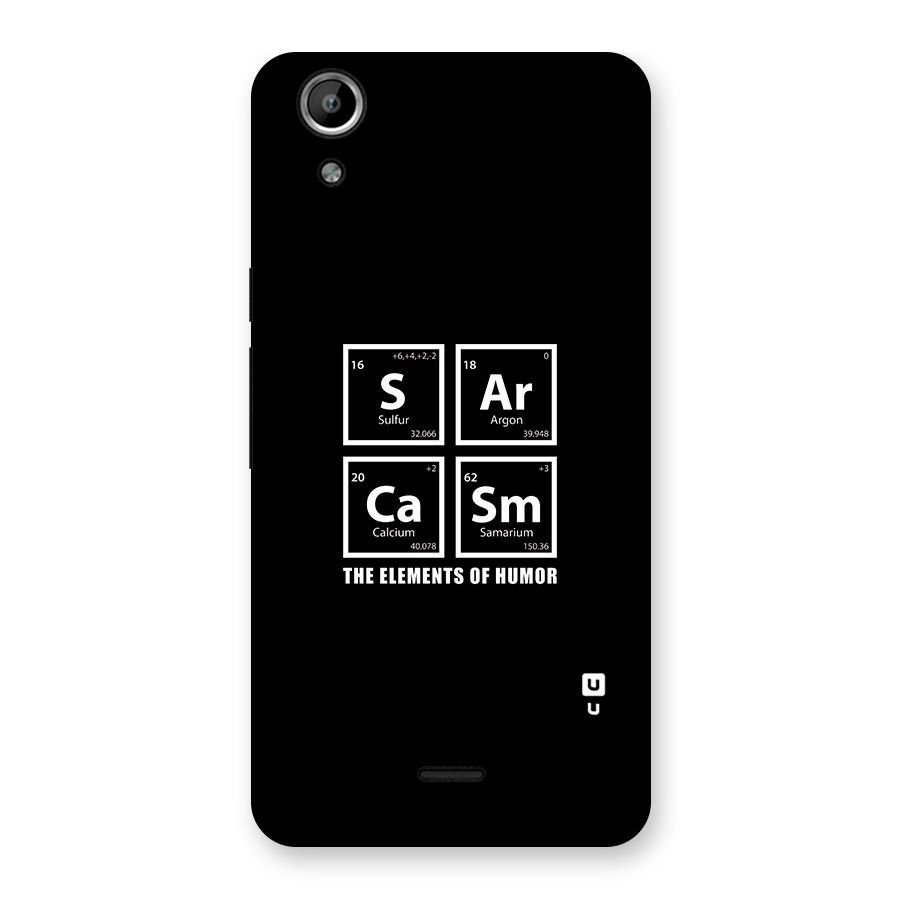 The Elements of Humor Back Case for Micromax Canvas Selfie Lens Q345