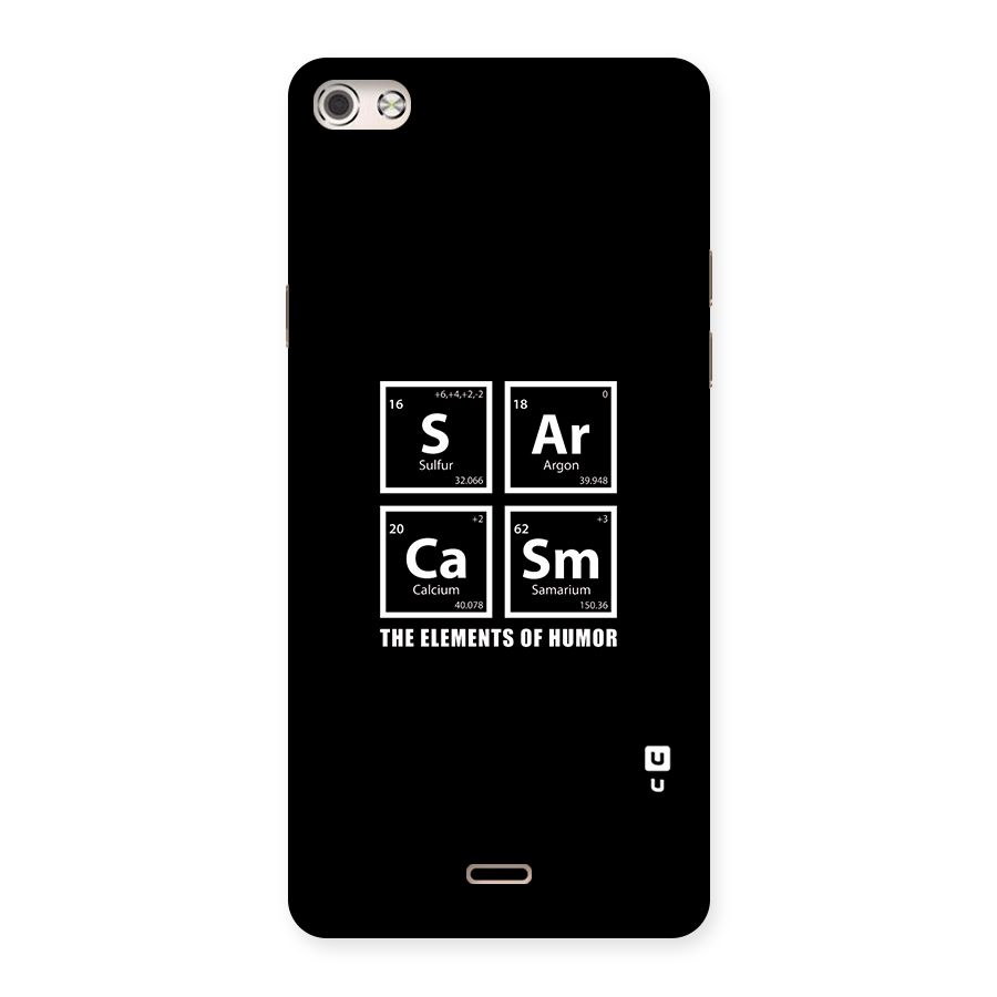 The Elements of Humor Back Case for Micromax Canvas Silver 5