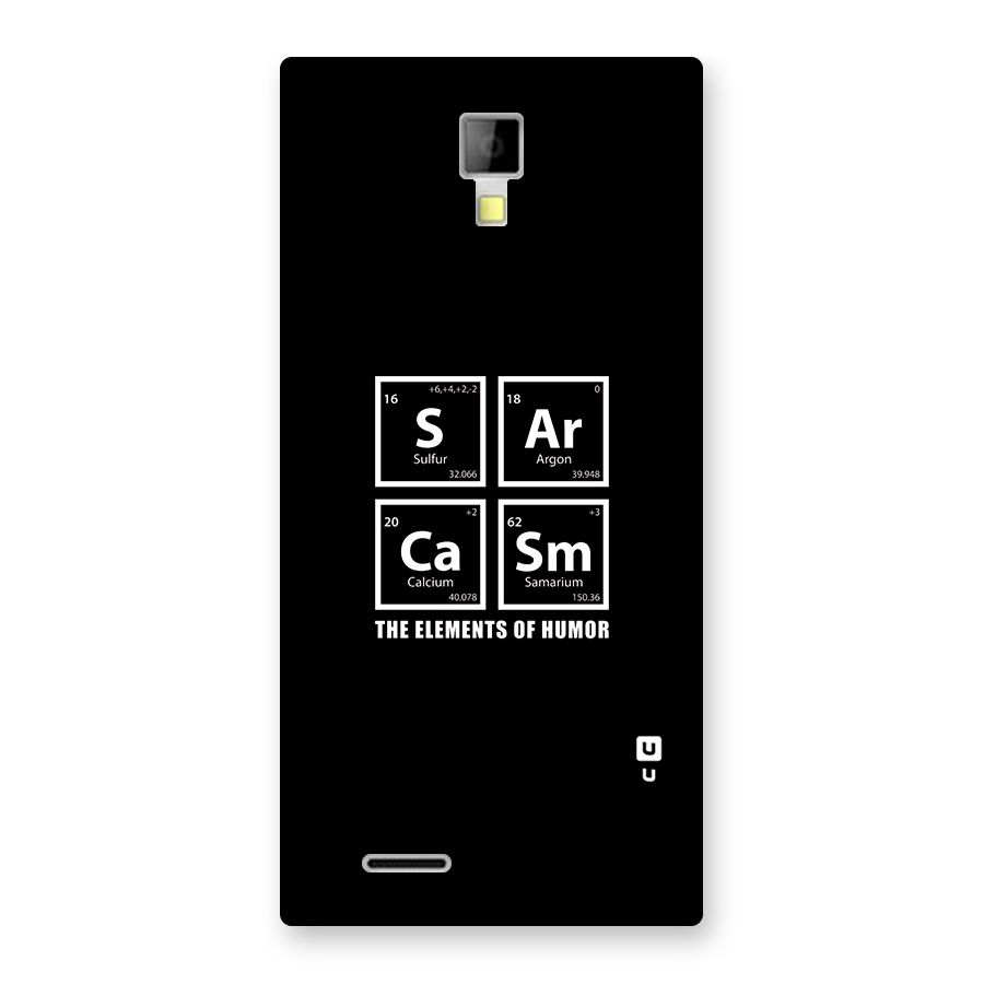 The Elements of Humor Back Case for Micromax Canvas Xpress A99