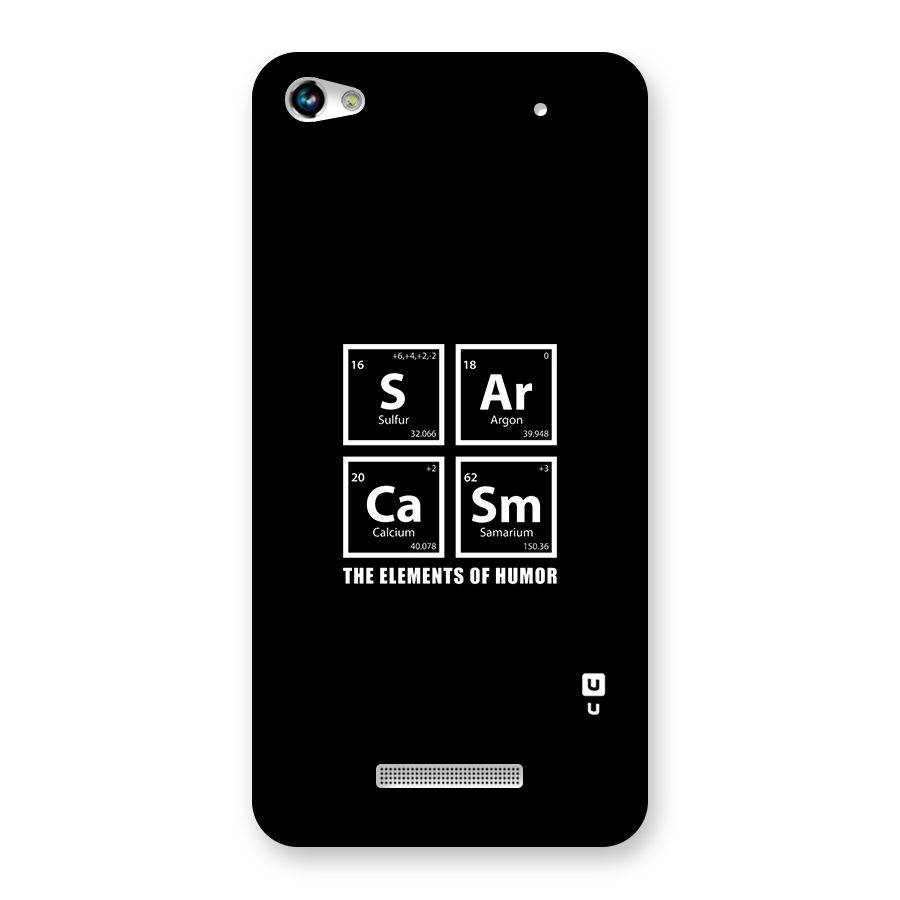 The Elements of Humor Back Case for Micromax Hue 2