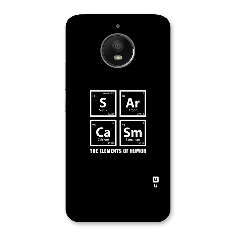 The Elements of Humor Back Case for Moto E4 Plus