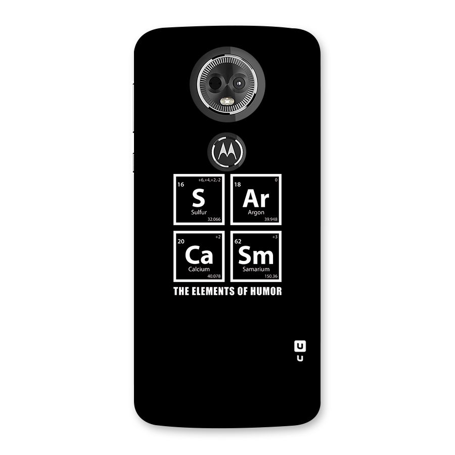 The Elements of Humor Back Case for Moto E5 Plus